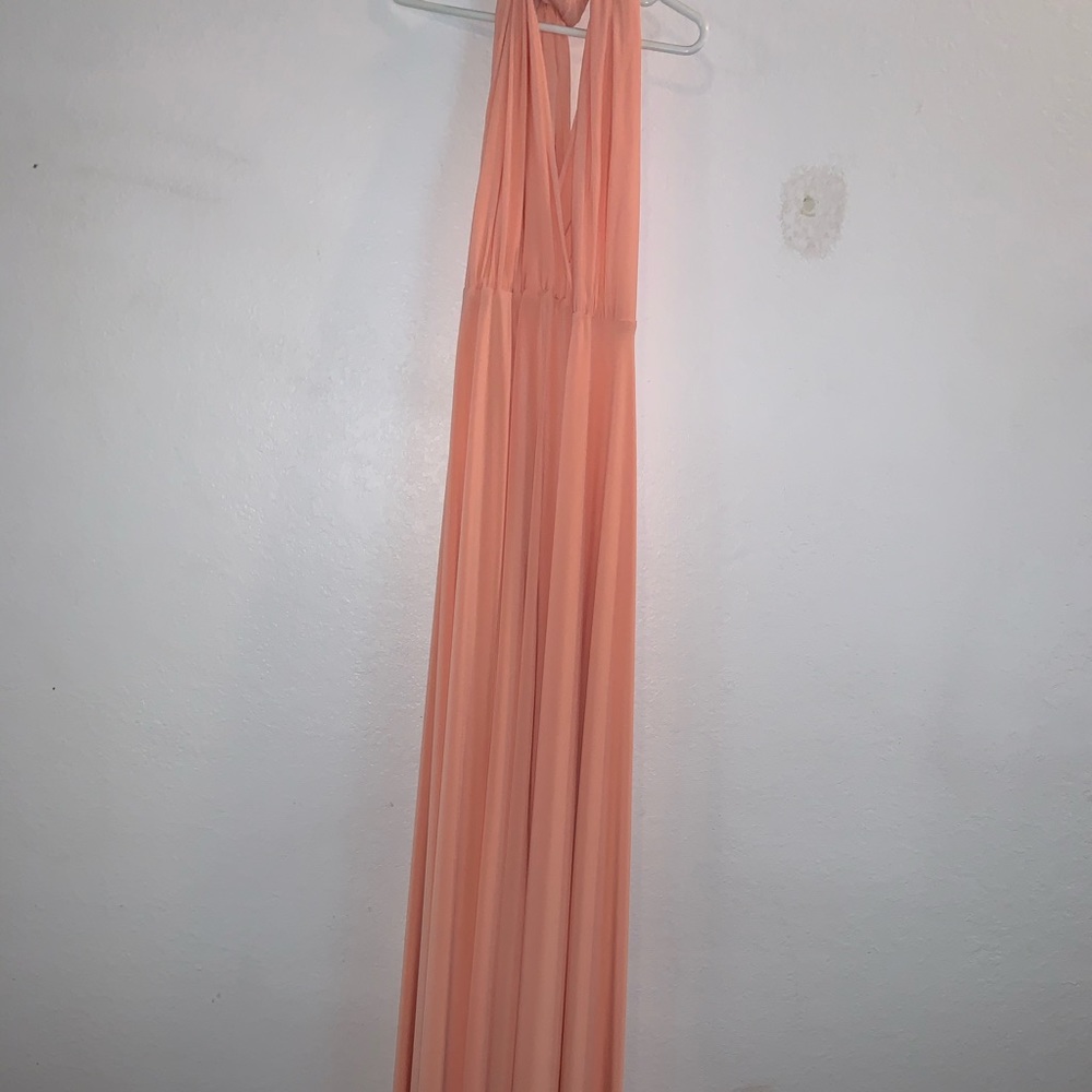 Peach universal bridesmaid dress